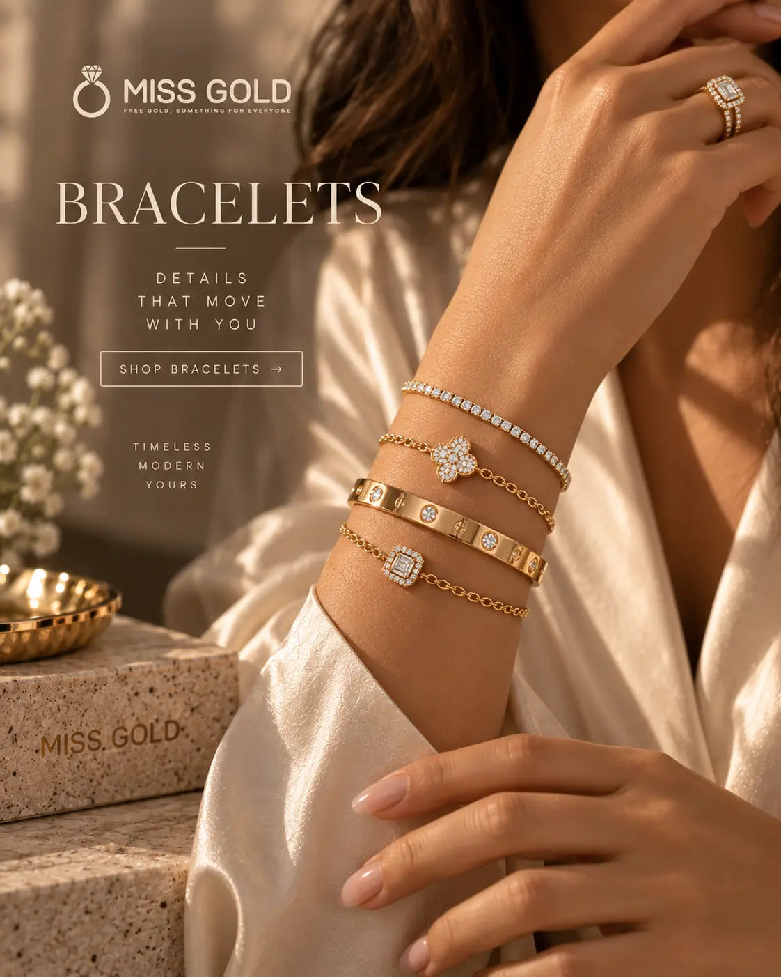 MISS GOLD bracelets category tile