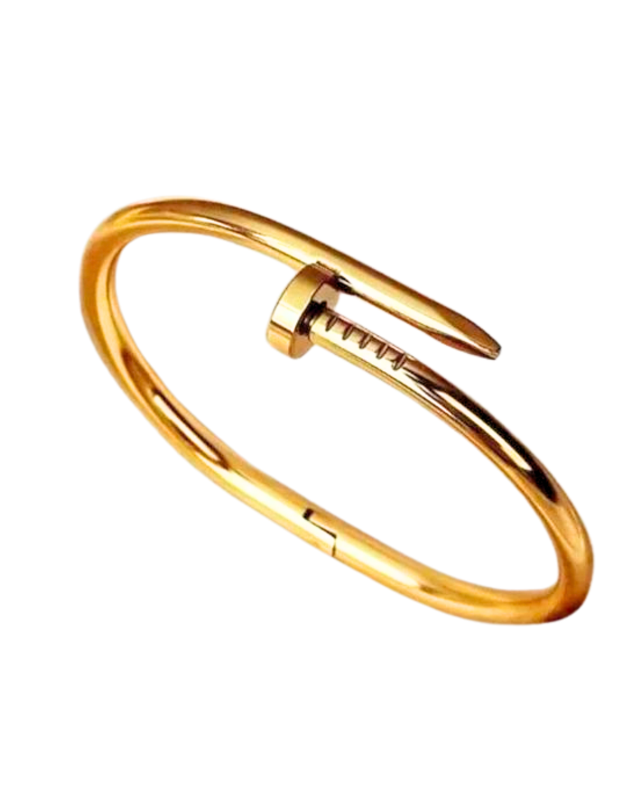 Stainless nail bracelet
