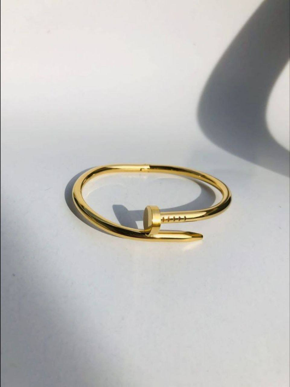 Stainless nail bracelet