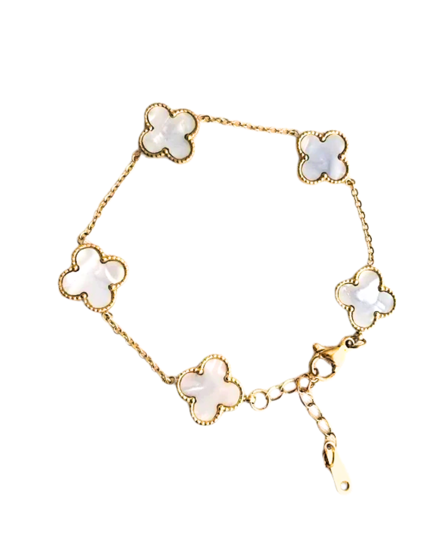 Onsial stainless steel Van Cleef white