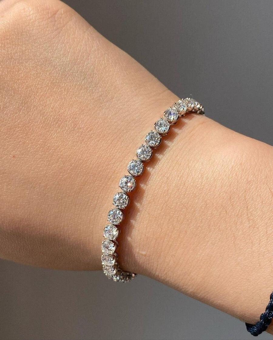 Tennis bracelet silver