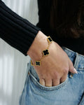Onsial stainless steel Van Cleef black