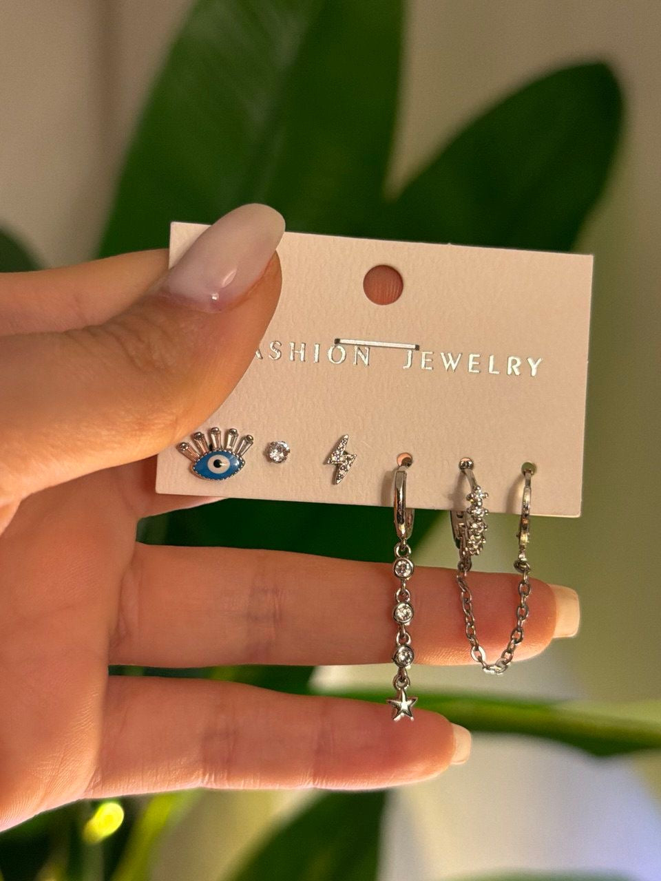 Earrings set 6 pieces model 45