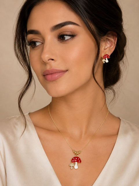 Full set necklace + earrings model 100