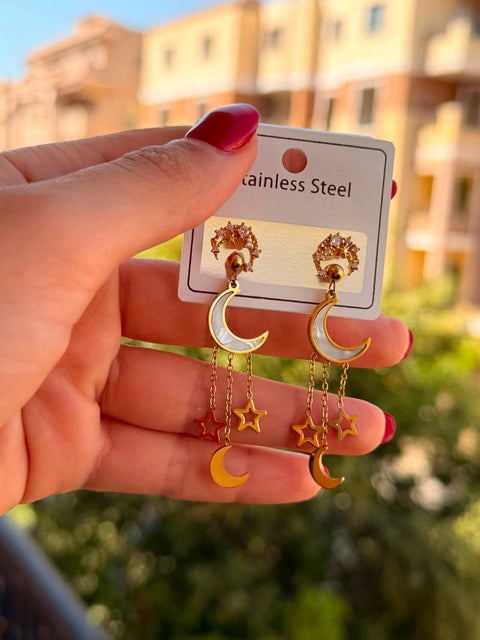 Earrings set 4 pieces model 49