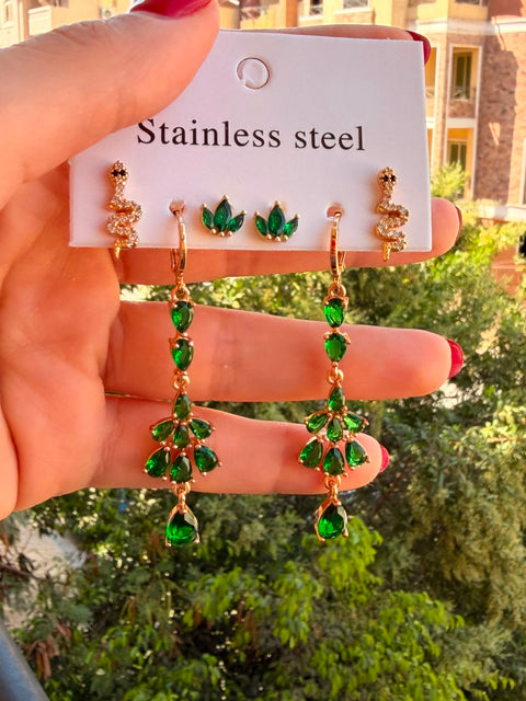 Earrings set 6 pieces model 50