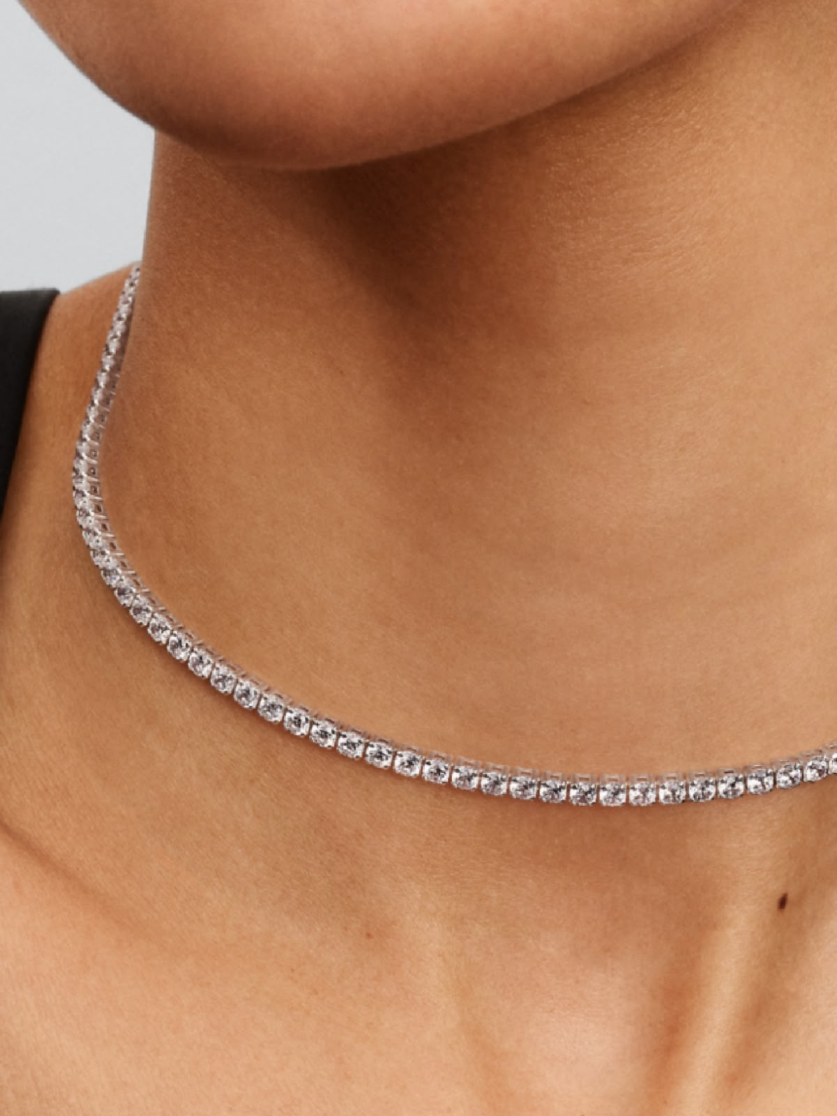 Tennis choker necklace
